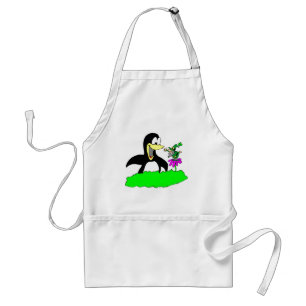 Penguin och Leprechaun Förkläde