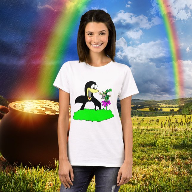 Penguin och Leprechaun Tee (Penguin and Leprechaun T-Shirt)