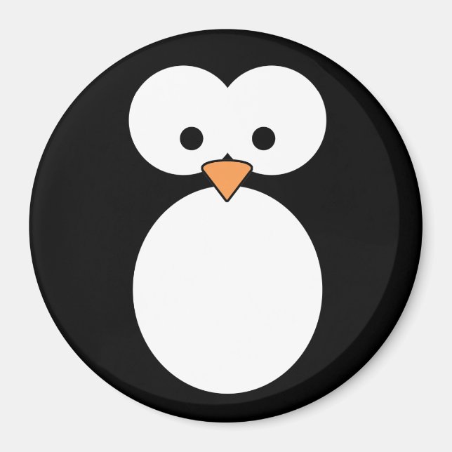 Penguin Öga Magnet (Framsidan)