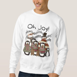 Penguin Oh Joy jul Tshirts och Gifts Lång Ärmad Tröja