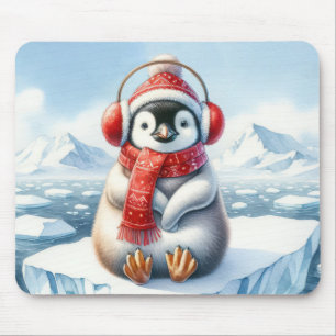 Penguin på ett isberg musmatta