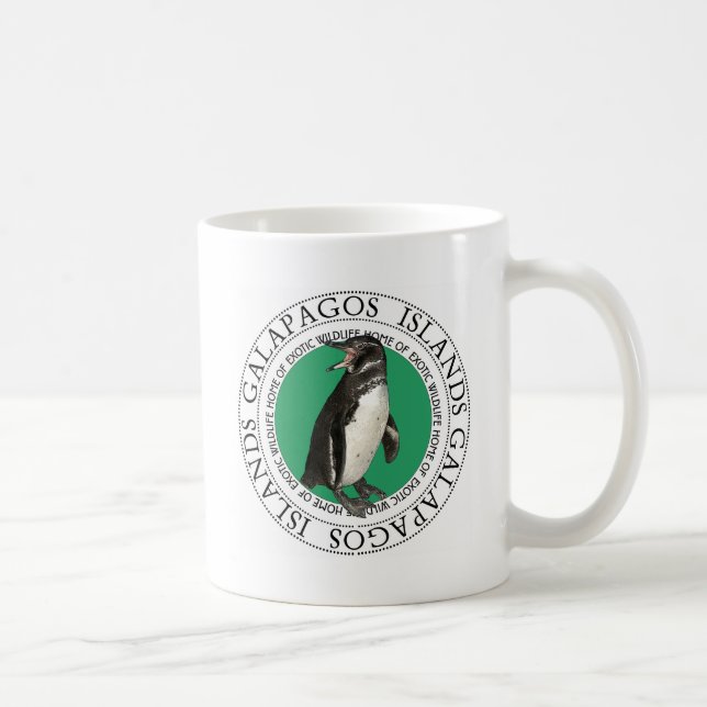 Penguin på Galapagosöarna Kaffemugg (Höger)