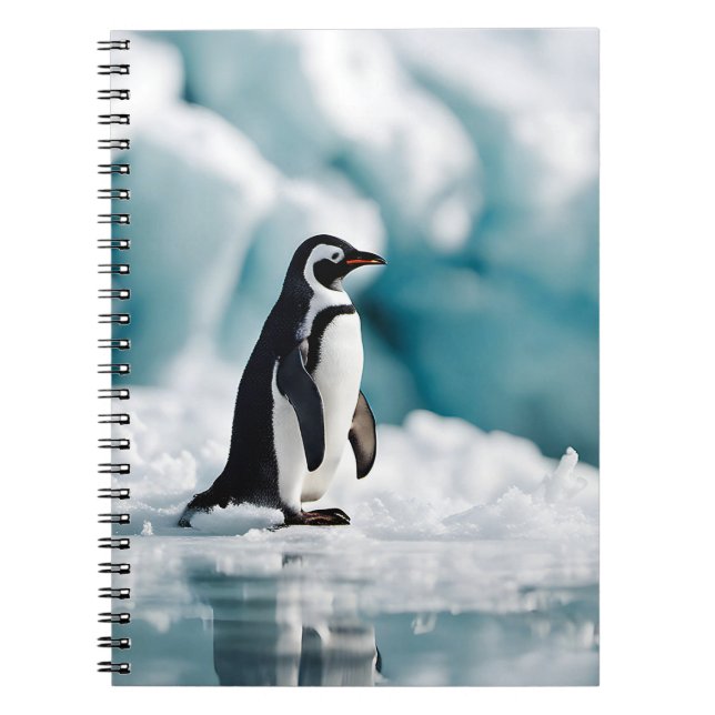 Penguin på Iceberg Anteckningsbok (Framsidan)