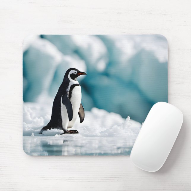 Penguin på Iceberg Musmatta (Med mus)