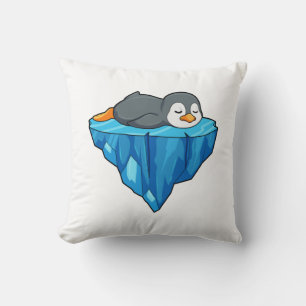 Penguin på isflod kudde