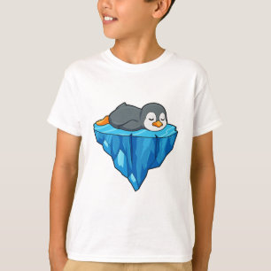 Penguin på isflod t shirt