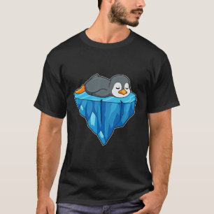 Penguin på isflod t shirt