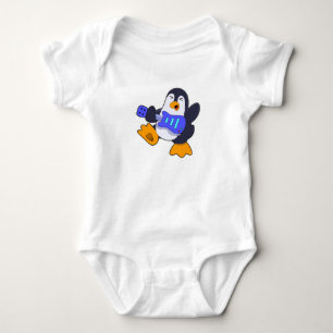 Penguin på Music med Guitar T Shirt