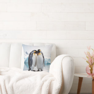 Penguin par på ett isberg kudde