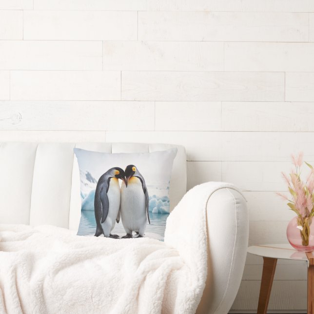Penguin par på ett isberg kudde (Soffa)