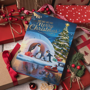 Penguin Parad vid Igloo Vykort