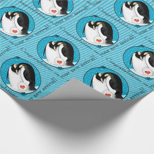 Penguin Parents Grattisar Nytt ankomst Presentpapper