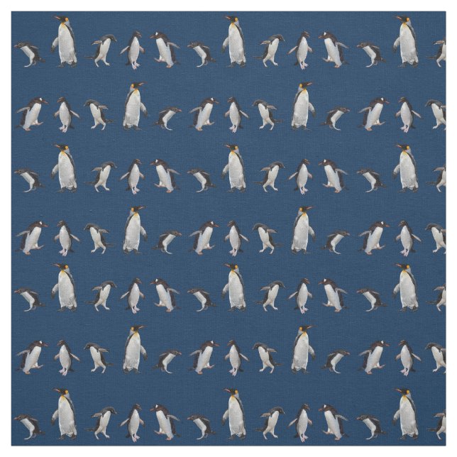 Penguin Party Fabric (flottan) Tyg (Provkarta)
