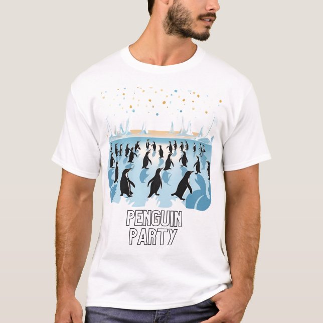 Penguin Party T Shirt (Framsida)