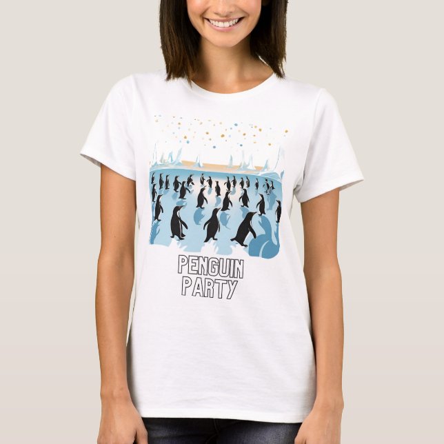 Penguin Party T Shirt (Framsida)