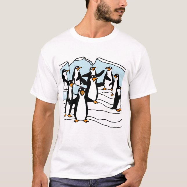Penguin Party T Shirt (Framsida)