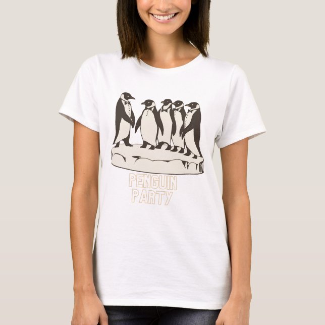 Penguin Party T Shirt (Framsida)