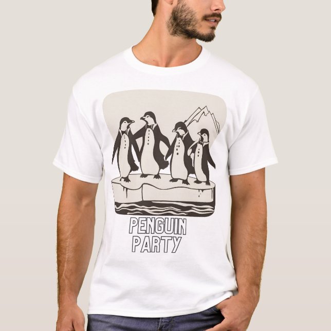 Penguin Party T Shirt (Framsida)