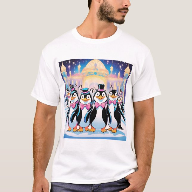 Penguin Party T Shirt (Framsida)