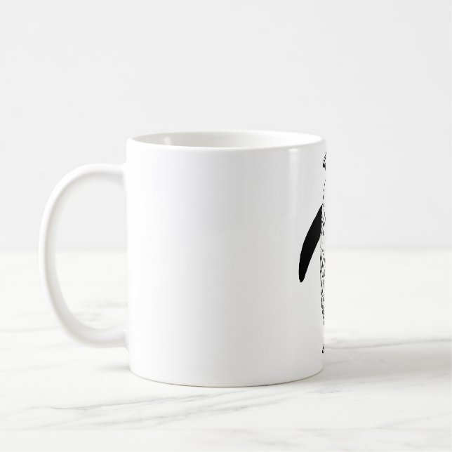 Penguin pattern kaffemugg (Vänster)