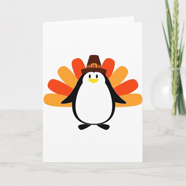 Penguin Pilgrim Turkiet-moset Helgkort (Framsida)