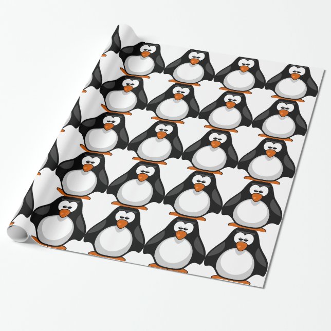 penguin - pingouin presentpapper (Utrullad)