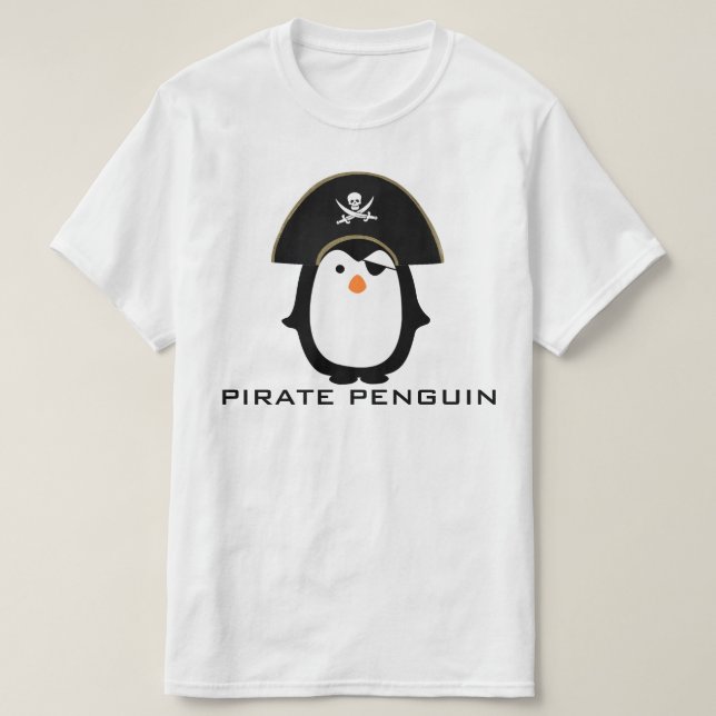 Penguin Pirat T Shirt (Design framsida)