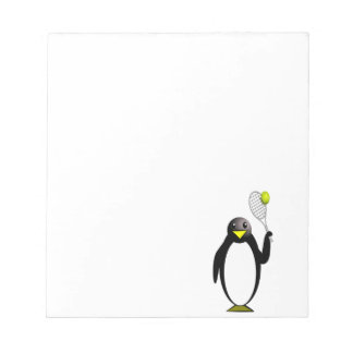 Penguin Played Tennis Anteckningsblock