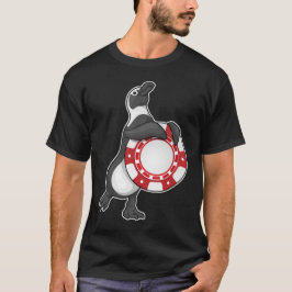 Penguin Poker chip T Shirt