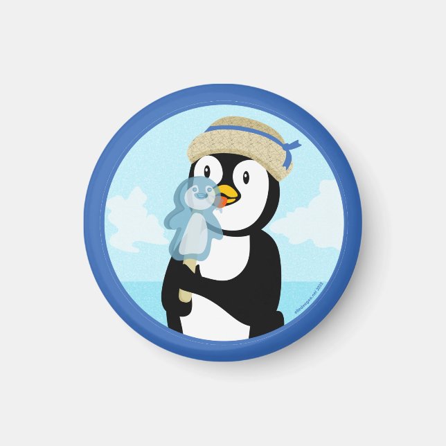 Penguin Popsicle Magnet (Framsidan)