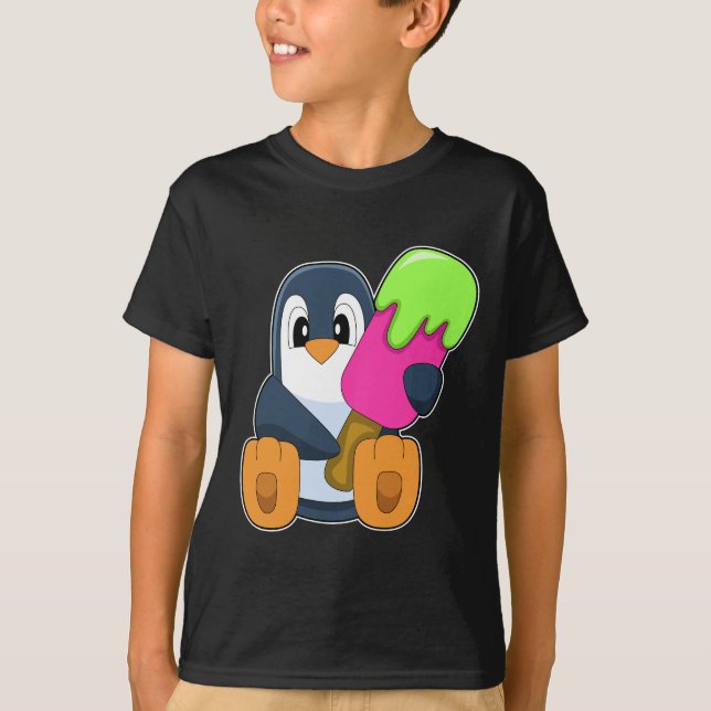 Penguin Popsicle T Shirt (Framsida)