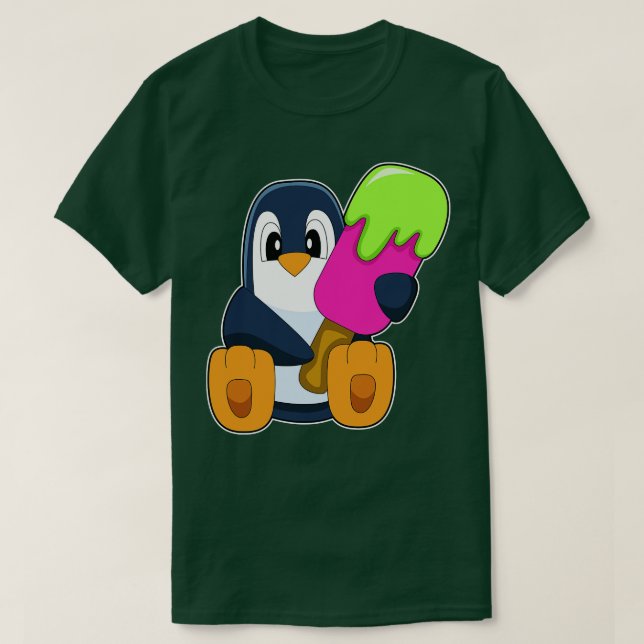 Penguin Popsicle T Shirt (Design framsida)
