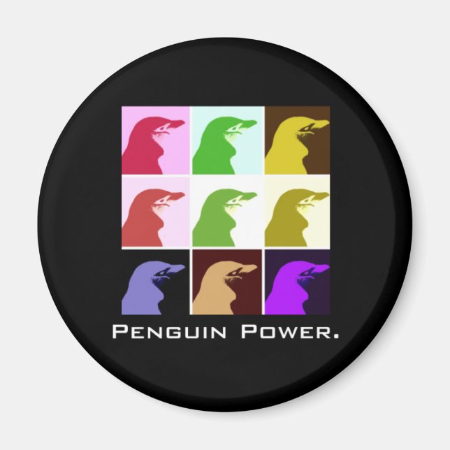 Penguin Power Magnet (Framsidan)