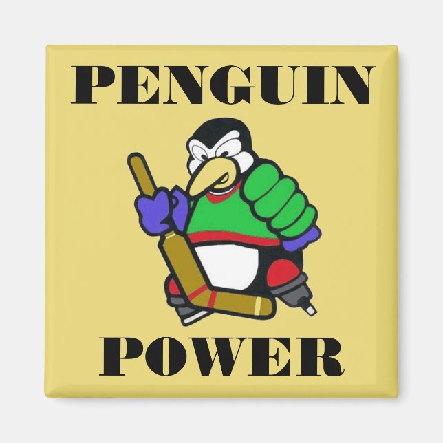 Penguin Power Magnet (Framsidan)