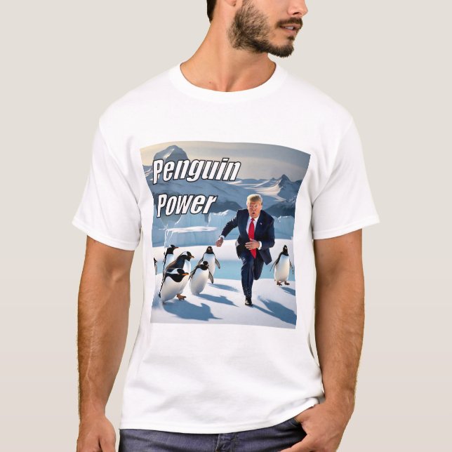 Penguin Power T Shirt (Framsida)