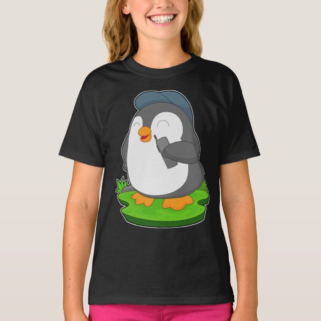Penguin Radio T Shirt (Framsida)