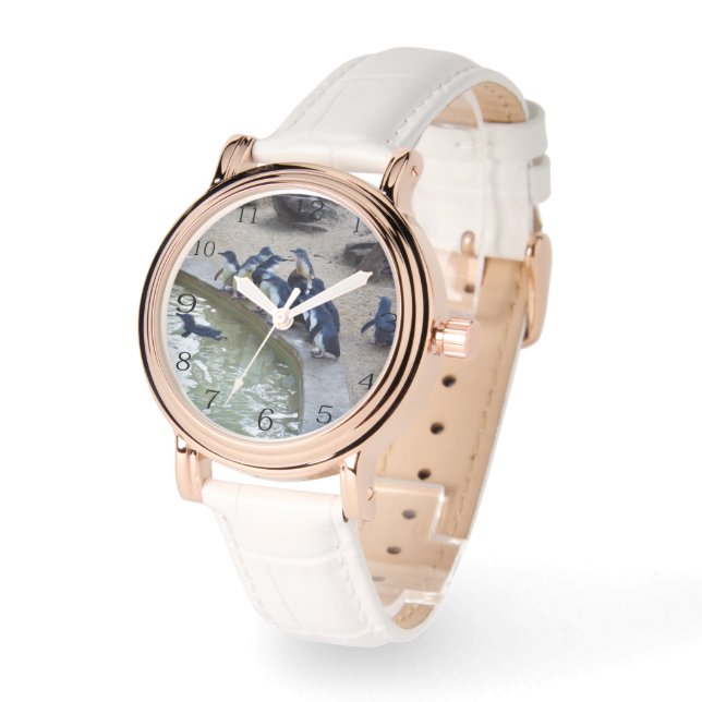 Penguin Relay: Penguin Flock Simma Team Armbandsur (Vinkel)