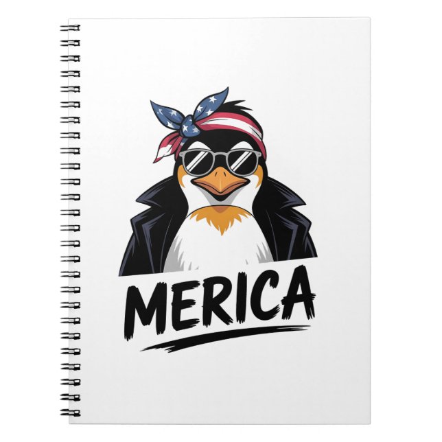 Penguin Resistent Penguins protesttest mot Anteckningsbok (Framsidan)