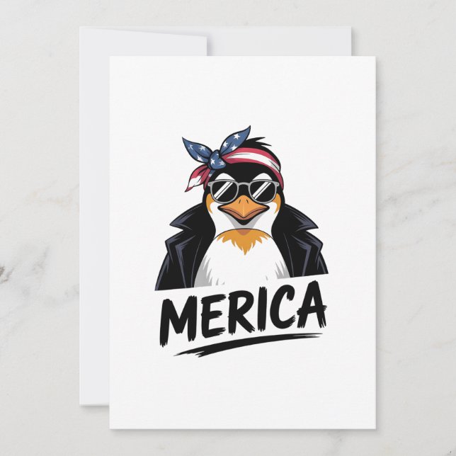 Penguin Resistent Penguins protesttest mot Inbjudningar (Framsida)