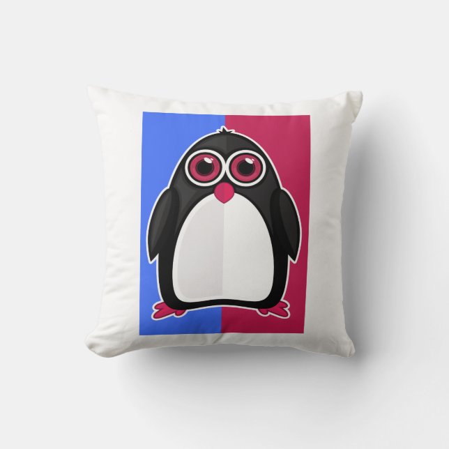 Penguin Retro Kudde (Framsida)