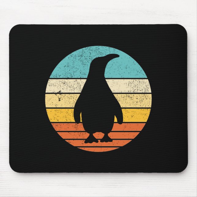 Penguin Retro Vintage Sunset Musmatta (Framsidan)