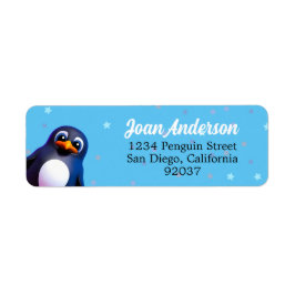 Penguin Returadress Etikett