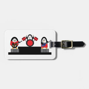 Penguin Rock and roll Band Musician Bagagebricka