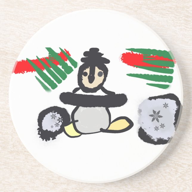 Penguin rock Christmas  Underlägg (Framsidan)