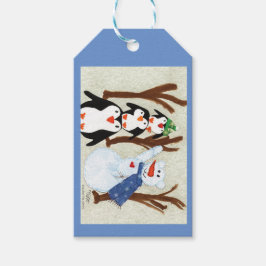 Penguin Roligt - Kids Art för CHOC Presentetikett