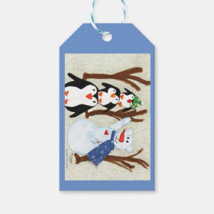 Penguin Roligt - Kids Art för CHOC Presentetikett