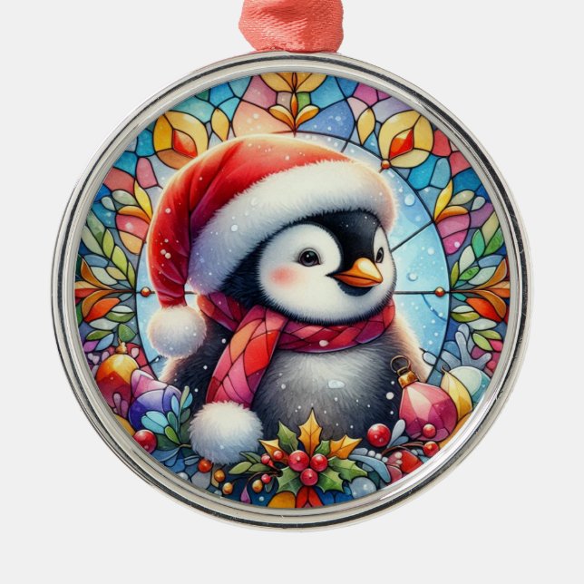 Penguin Round Ornament (Framsidan)