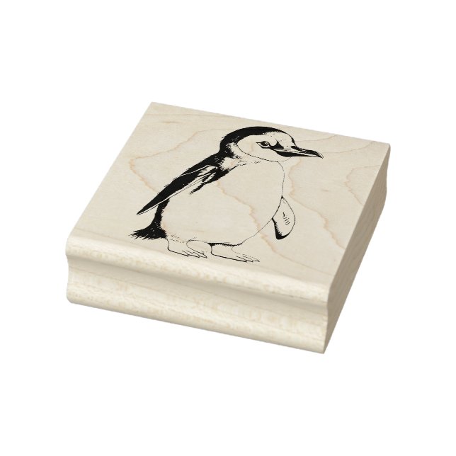 Penguin Rubber Frimärke Stämpel (Stämpel)