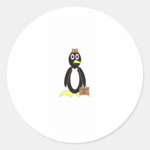 Penguin Runt Klistermärke