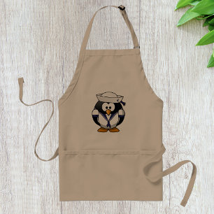 Penguin Sailor Apron Förkläde
